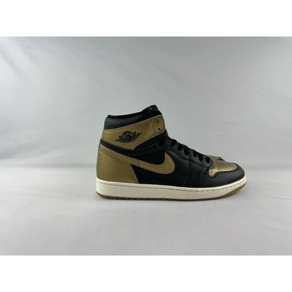 Nike Air Jordan 1 Retro High OG 'Black Gold' DZ5485-071 Men's Size 12.5
